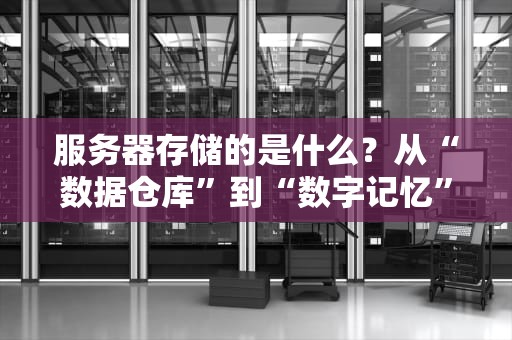 服务器存储的是什么？从“数据仓库”到“数字记忆”的趣味科普