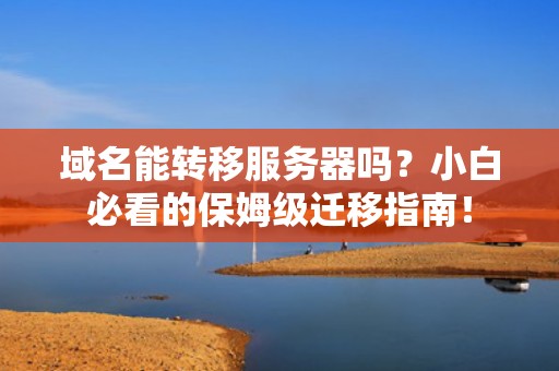 域名能转移服务器吗？小白必看的保姆级迁移指南！