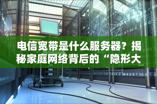 电信宽带是什么服务器？揭秘家庭网络背后的“隐形大佬”
