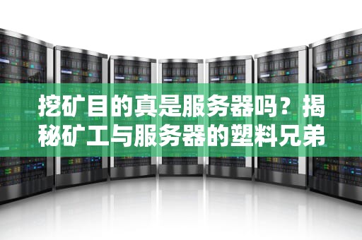 挖矿目的真是服务器吗？揭秘矿工与服务器的塑料兄弟情！