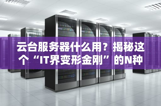 云台服务器什么用？揭秘这个“IT界变形金刚”的N种骚操作！