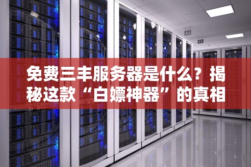 免费三丰服务器是什么？揭秘这款“白嫖神器”的真相与实战测评！