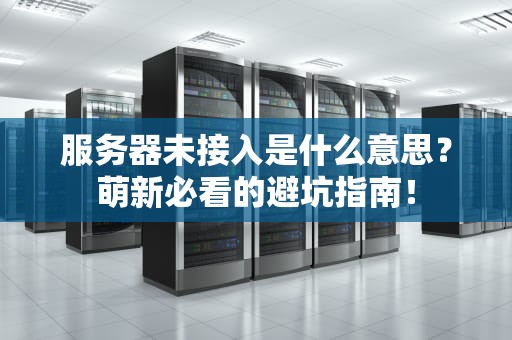 服务器未接入是什么意思？萌新必看的避坑指南！