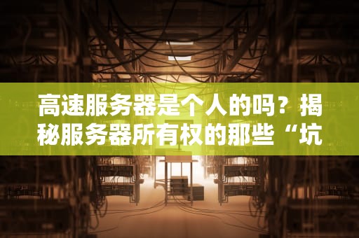 高速服务器是个人的吗？揭秘服务器所有权的那些“坑”与“香”