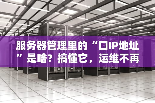 服务器管理里的“口IP地址”是啥？搞懂它，运维不再“卡脖子”！