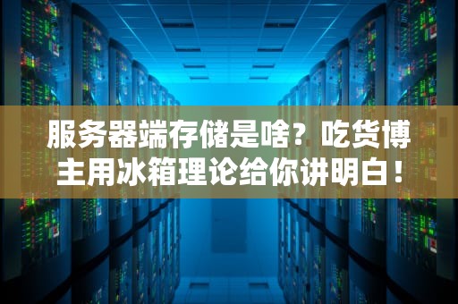 服务器端存储是啥？吃货博主用冰箱理论给你讲明白！