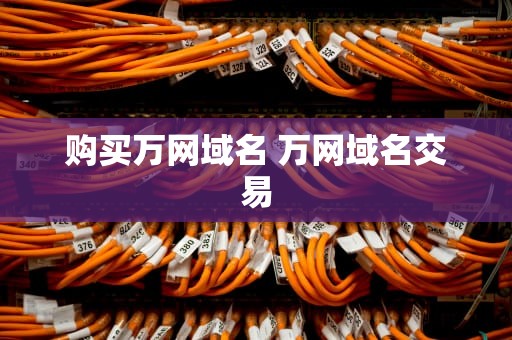 购买万网域名 万网域名交易