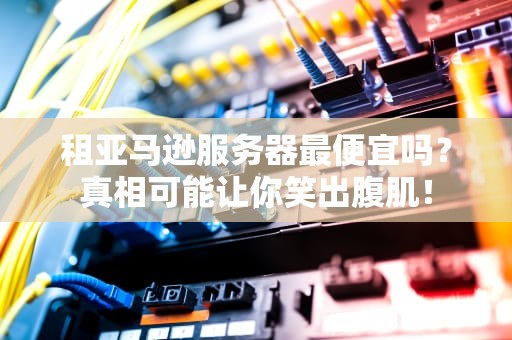 租亚马逊服务器最便宜吗？真相可能让你笑出腹肌！