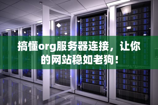 搞懂org服务器连接，让你的网站稳如老狗！
