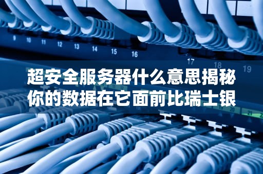 超安全服务器什么意思揭秘你的数据在它面前比瑞士银行还安全！