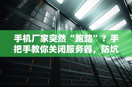 手机厂家突然“跑路”？手把手教你关闭服务器，防坑指南来了！