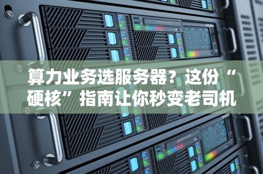 算力业务选服务器？这份“硬核”指南让你秒变老司机！