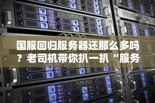 国服回归服务器还那么多吗？老司机带你扒一扒“服务器修罗场”现状！