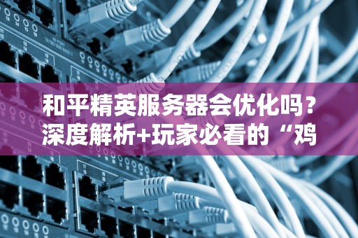 和平精英服务器会优化吗？深度解析+玩家必看的“鸡腿”指南！