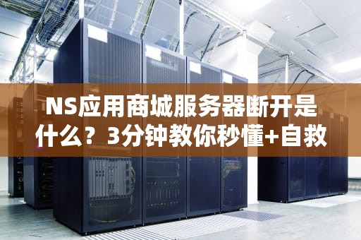 NS应用商城服务器断开是什么？3分钟教你秒懂+自救指南！