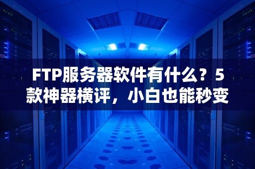 FTP服务器软件有什么？5款神器横评，小白也能秒变老司机！