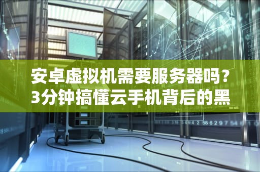 安卓虚拟机需要服务器吗？3分钟搞懂云手机背后的黑科技！