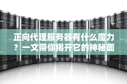 正向代理服务器有什么魔力？一文带你揭开它的神秘面纱！