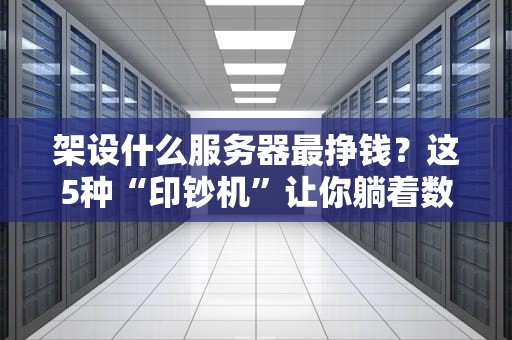 架设什么服务器最挣钱？这5种“印钞机”让你躺着数钱！