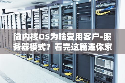 微内核OS为啥爱用客户-服务器模式？看完这篇连你家路由器都懂了！