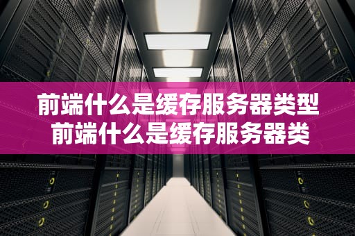 前端什么是缓存服务器类型 前端什么是缓存服务器类型的软件