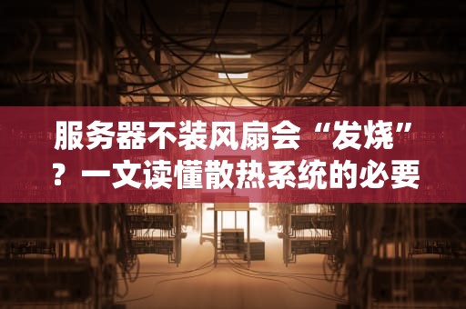 服务器不装风扇会“发烧”？一文读懂散热系统的必要性！