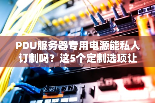PDU服务器专用电源能私人订制吗？这5个定制选项让机房管理更丝滑！