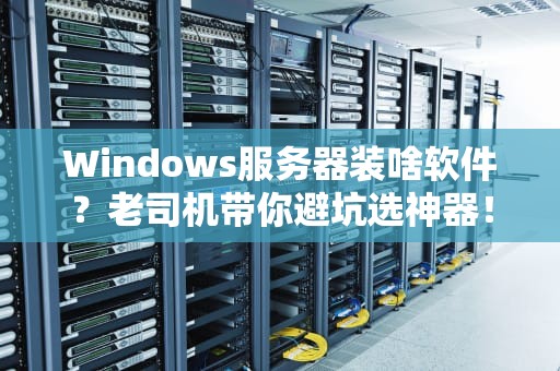 Windows服务器装啥软件？老司机带你避坑选神器！