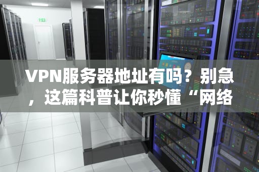 VPN服务器地址有吗？别急，这篇科普让你秒懂“网络隐身术”！