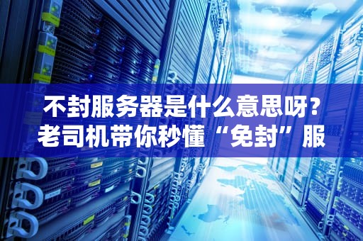 不封服务器是什么意思呀？老司机带你秒懂“免封”服务器的秘密！