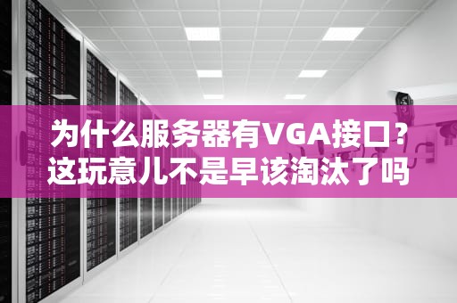 为什么服务器有VGA接口？这玩意儿不是早该淘汰了吗？