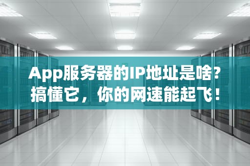 App服务器的IP地址是啥？搞懂它，你的网速能起飞！