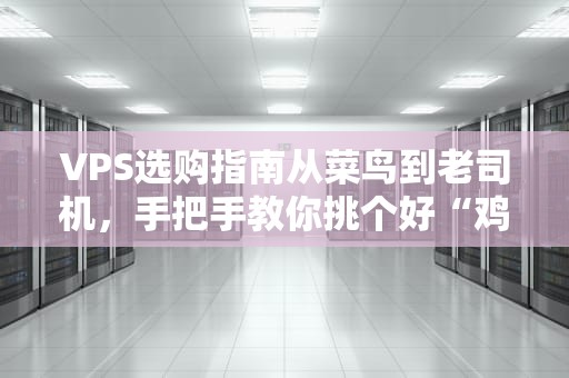 VPS选购指南从菜鸟到老司机，手把手教你挑个好“鸡”！