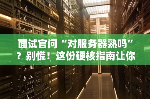 面试官问“对服务器熟吗”？别慌！这份硬核指南让你对答如流（附实战骚操作）