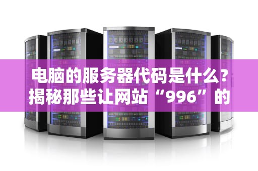 电脑的服务器代码是什么？揭秘那些让网站“996”的幕后英雄！