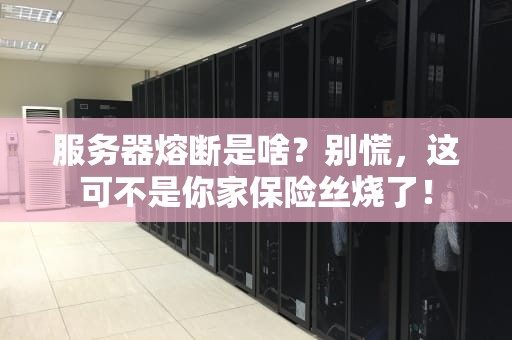 服务器熔断是啥？别慌，这可不是你家保险丝烧了！