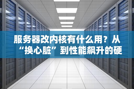 服务器改内核有什么用？从“换心脏”到性能飙升的硬核指南！