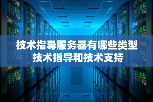 技术指导服务器有哪些类型 技术指导和技术支持