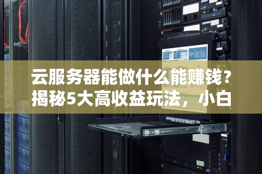 云服务器能做什么能赚钱？揭秘5大高收益玩法，小白也能轻松上手！