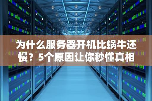 为什么服务器开机比蜗牛还慢？5个原因让你秒懂真相！