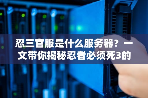 忍三官服是什么服务器？一文带你揭秘忍者必须死3的“官方老巢”！