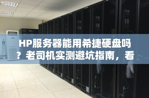 HP服务器能用希捷硬盘吗？老司机实测避坑指南，看完秒变装机达人！