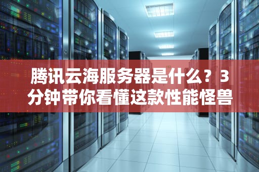 腾讯云海服务器是什么？3分钟带你看懂这款性能怪兽！