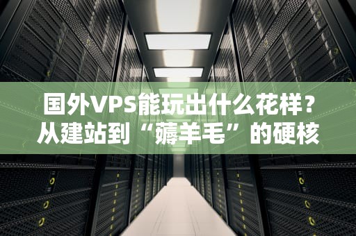 国外VPS能玩出什么花样？从建站到“薅羊毛”的硬核指南！