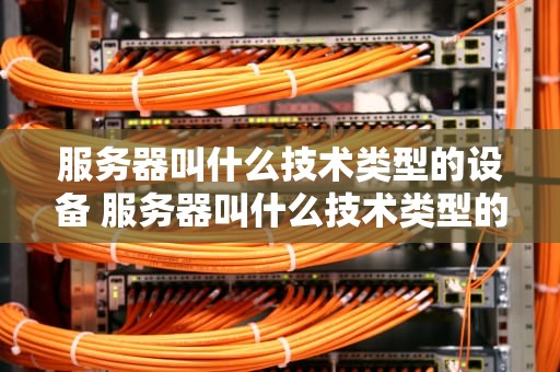 服务器叫什么技术类型的设备 服务器叫什么技术类型的设备名称
