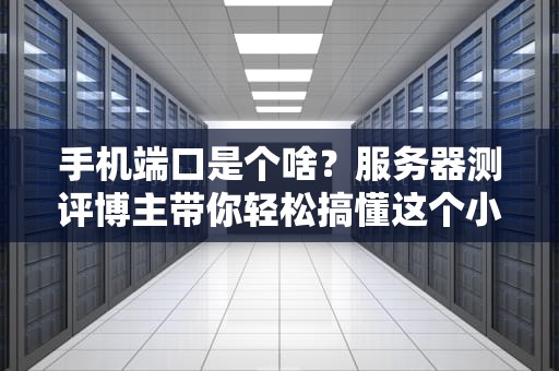 手机端口是个啥？服务器测评博主带你轻松搞懂这个小门道！