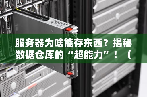 服务器为啥能存东西？揭秘数据仓库的“超能力”！（附专业测评对比）