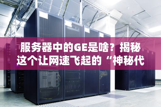 服务器中的GE是啥？揭秘这个让网速飞起的“神秘代码”！
