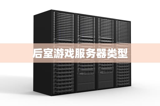 后室游戏服务器类型