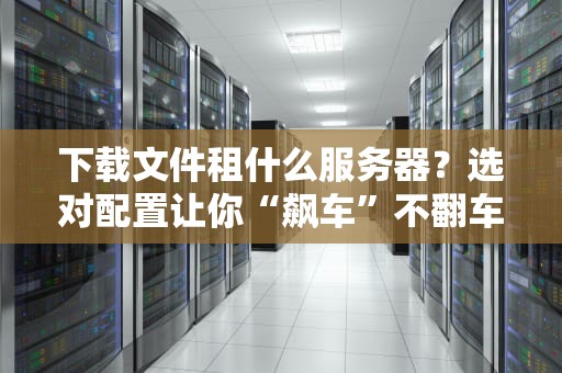 下载文件租什么服务器？选对配置让你“飙车”不翻车！